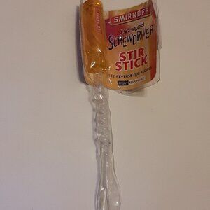 RARE Smirnoff twisted Screwdriver Stir Stick NIP S